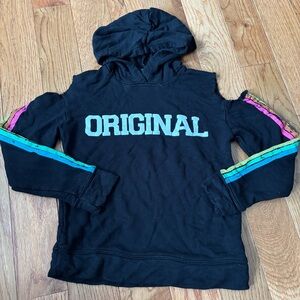 Flowers By Zoe Cold Shoulder Hoodie